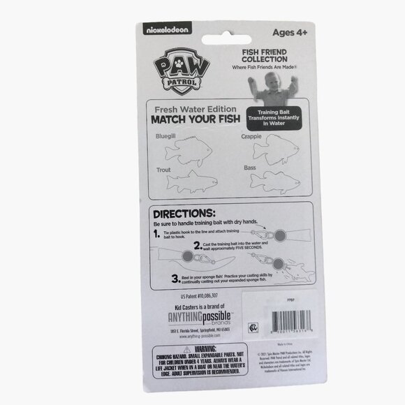 Kid Casters Paw Patrol Bait Pack Sponge Fish Training Lures/Casting Plugs - Picture 7 of 9